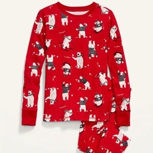 Old Navy Unisex 12 Red Polar Bear Matching Family Pajamas Christmas Eve Photos
